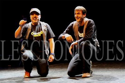 Jonatan Pancorbo y Joan Gil, la actuación de "Humor sin Barreras". Photo by Pedro Arias Redo