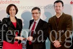 La Fundación Vodafone premia a la Fundación CNSE por sus proyectos tecnológicos y de innovación. Photo by fesoca.org