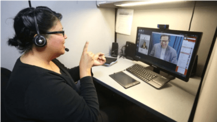 Las personas sordas de Canadá recuperan la comunicación perdida por el coronavirus. (George Skene)