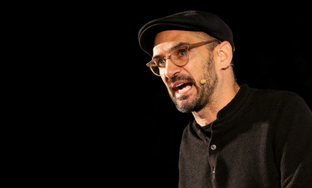 Maties Serracant: "La repressió vol acabar amb el dret a l'autodeterminació". (Pedro Arias Redo / lescroniques.com)