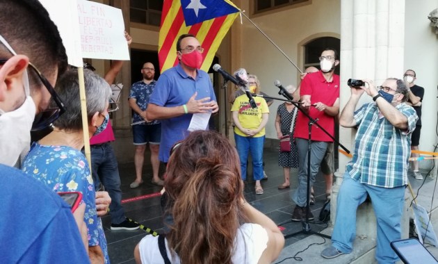 Josep Rull: “No és llibertat, perquè continua sent una presó injusta”. (Pedro Arias Redo)