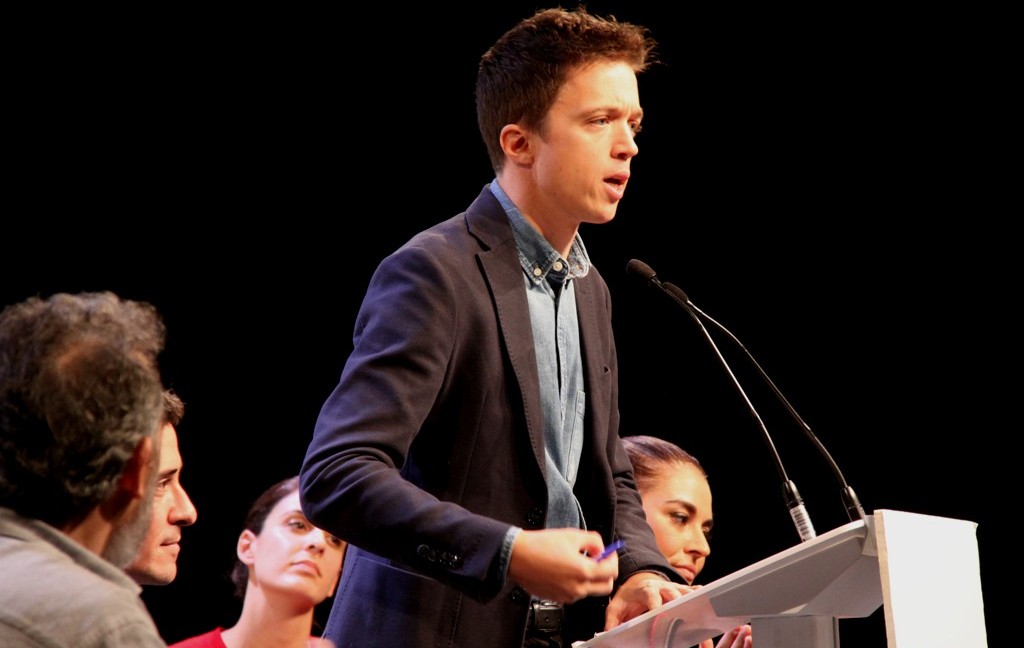 Iñigo Errejón: “Desbloqueig polític i un Govern progressista” . (Pedro Arias Redo)