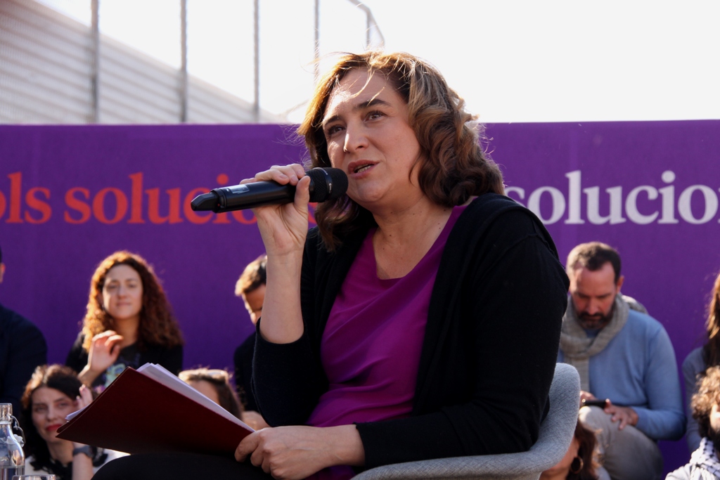Ada Colau: "Els partits independentistes van enganyar la seva gent". (Pedro Arias Redo)