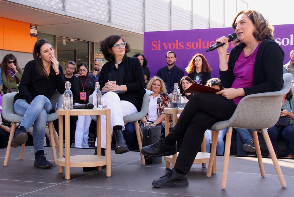 Ada Colau: "Els partits independentistes van enganyar la seva gent". (Pedro Arias Redo)