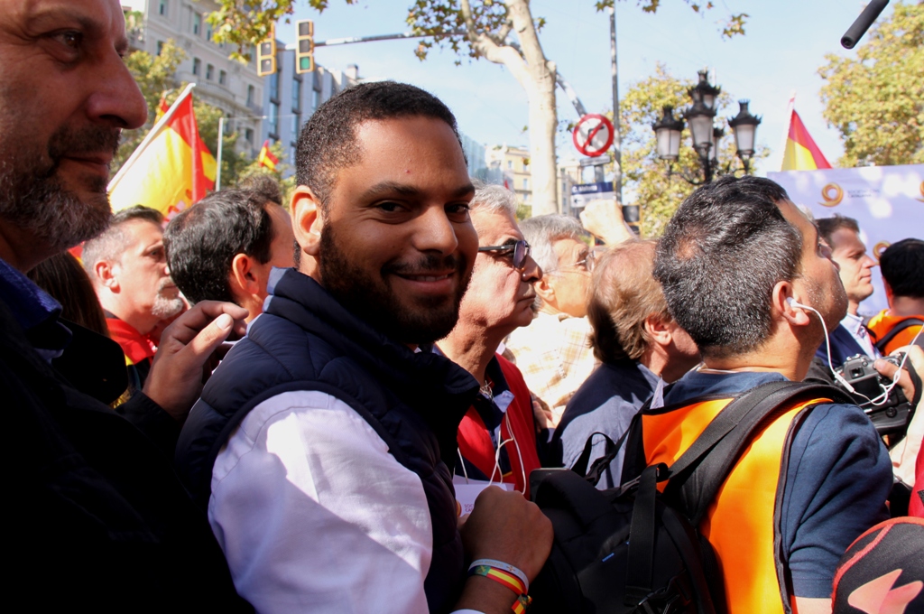 Ignacio Garriga: “Juntament amb milers de compatriotes catalans, recuperarem la llibertat”. (Pedro Arias Redo)