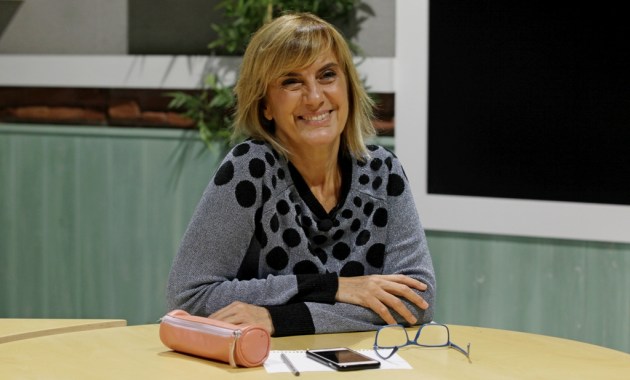 Gemma Nierga: “Fujo molt del sectarisme; fujo molt del ‘aquesta tele és de les meves i aquesta és del bàndol contrari”. (Clack – AMIC)