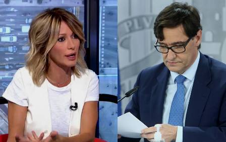 La pregunta con la que Susanna Griso arrincona a Salvador Illa: "¿Cuánto van a esperar?". (cope.es)